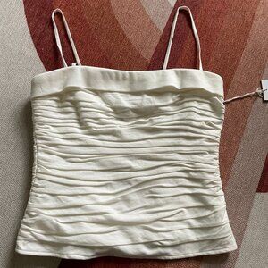 Sleevless, Cotton Corset Top from Reformation